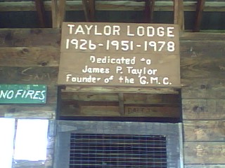 Taylor Lodge Sign