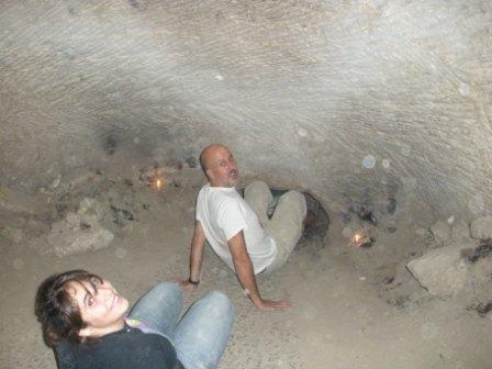 Becky & Chris Spelunking