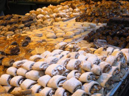 Pastries at Mahane Yehuda