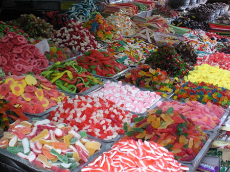 Candy Assortment at Carmel Market