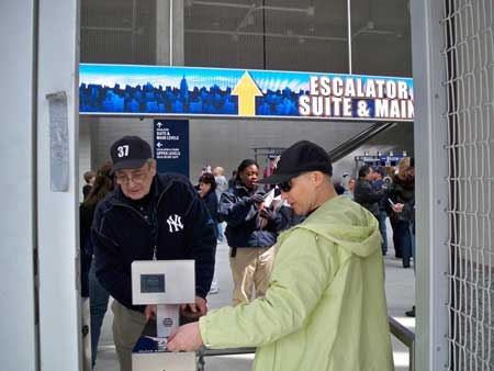 Entering the Stadium