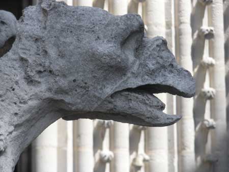 Gargoyle atop Notre Dame