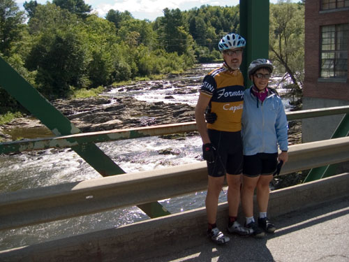 Chris and Kim on Bridge