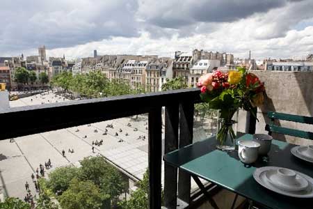 View From Paris Apartment
