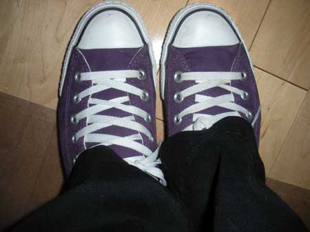 Purple Converse