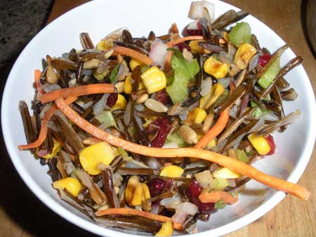 Roasted Corn and Wild Rice Salad