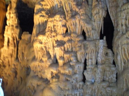 A Curtain Where Stalactites and Stalagmites Meet