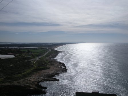 View from Atop Grottos at Rosh HaNiqra