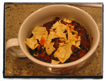 wheatberry blackbean soup