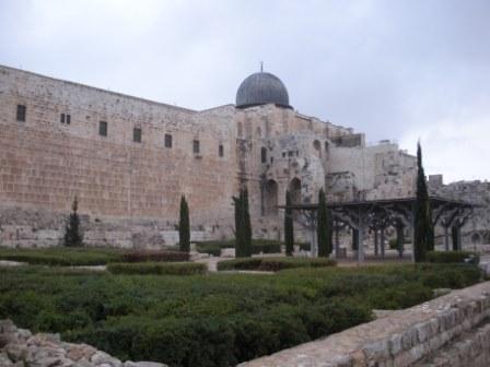 View of the Southern Retaining Wall of the Temple Mount