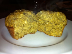 Banana Oatmeal Almond Muffin