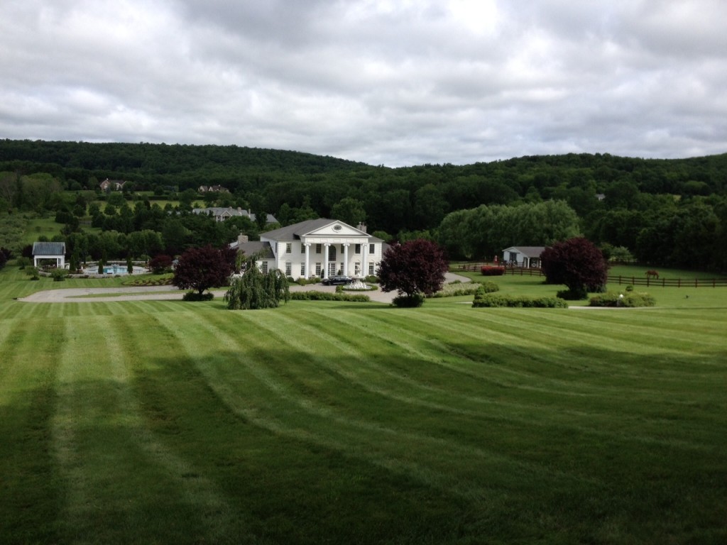 One of many mansions we saw