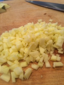 Chopped Apples