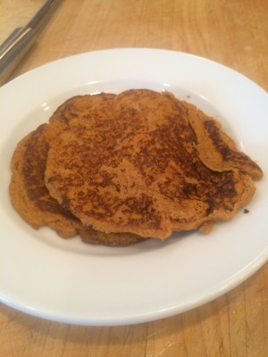 Simply Filling Pumpkin Pancakes