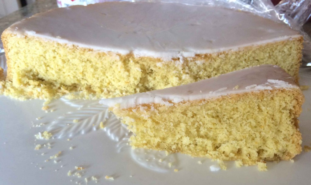 Citrus Glazed Polenta Cake
