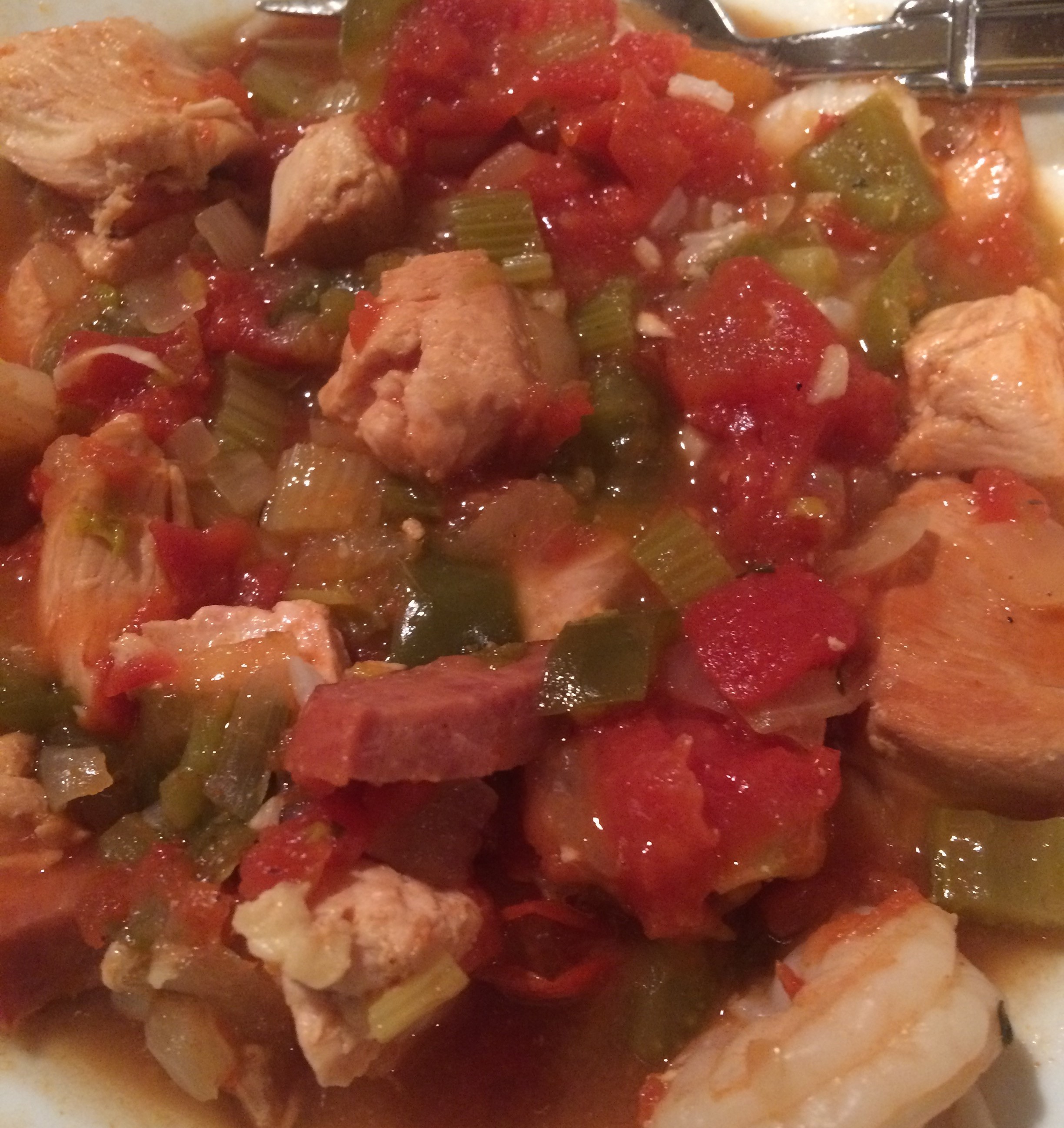 Chicken and Shrimp Jambalaya