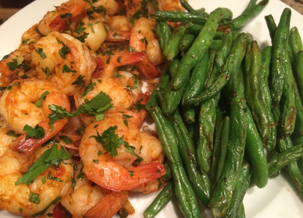 Garlic Seared Shrimp