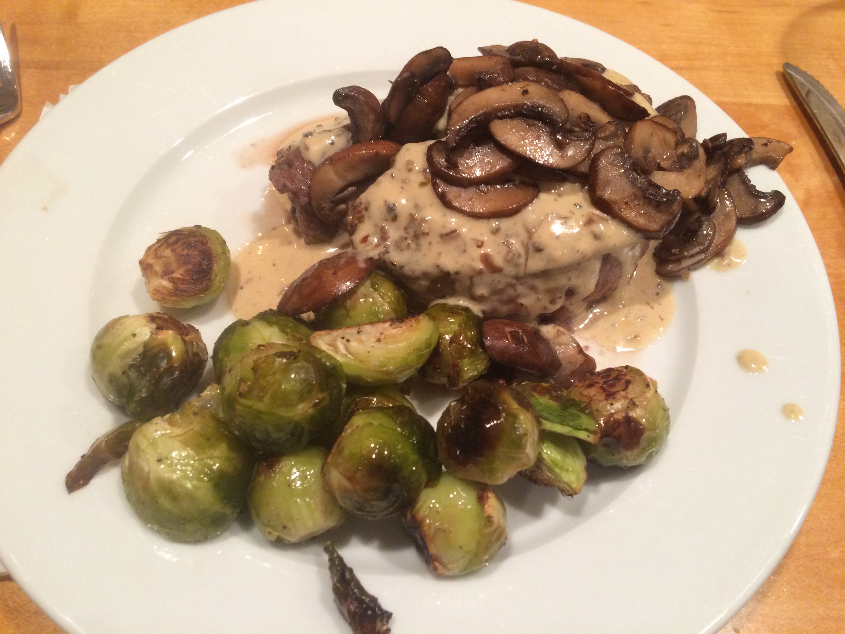 Ina Garten's Filet Mignon with Mustard and Mushrooms