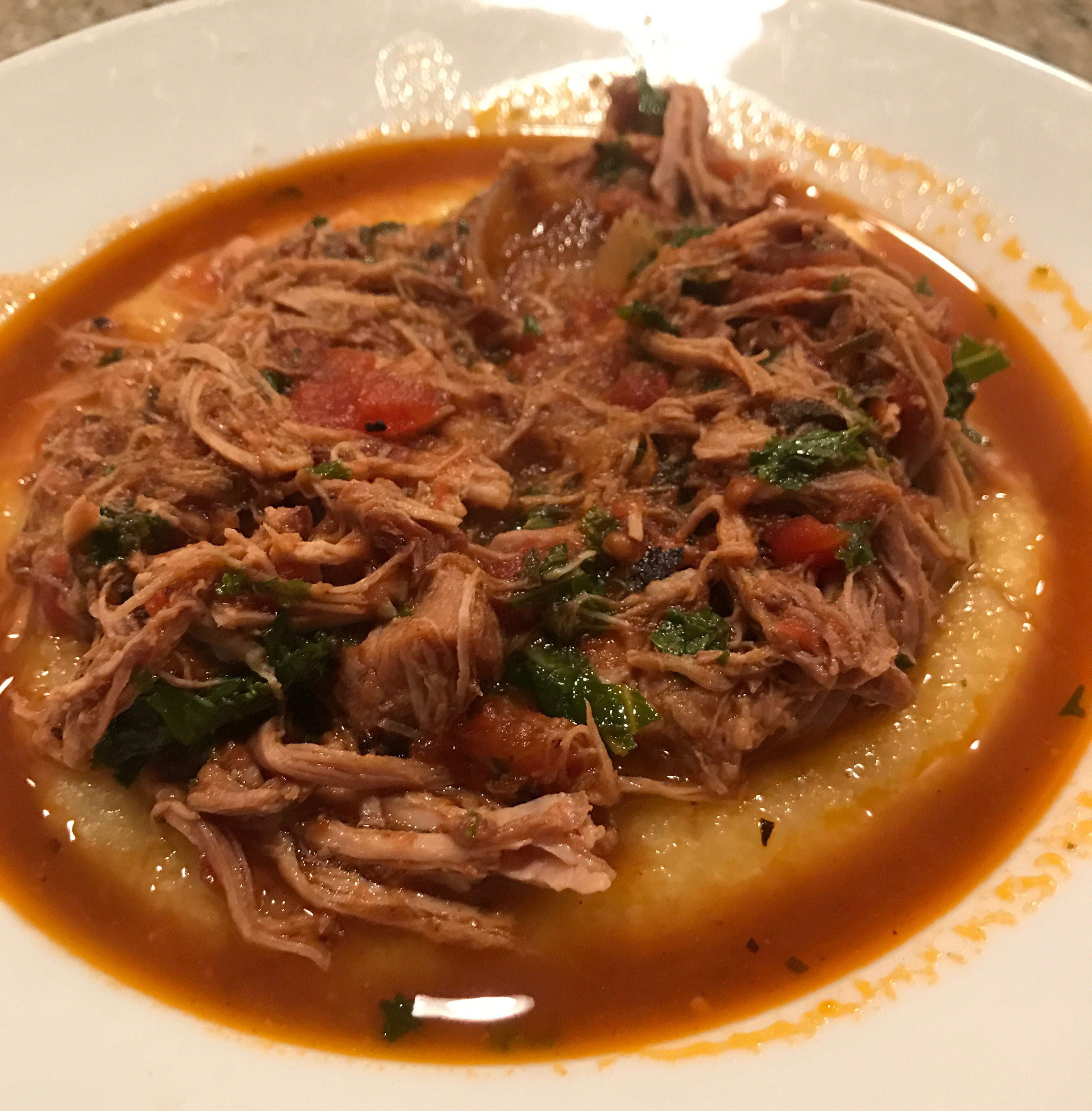 Pork Ragu with Polenta