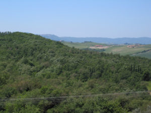 Montalcino in the Distance