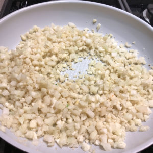 Riced Cauliflower