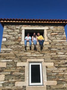 Me, ML & Meg in a window - Our Portugal Itinerary