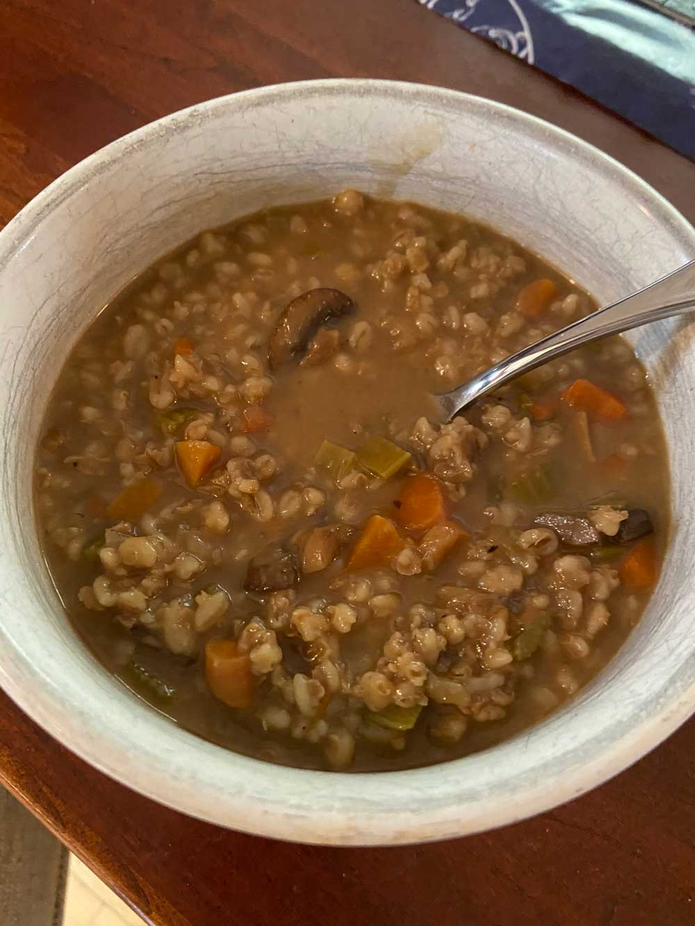 Mushroom Barley Soup - What I Really Think Recipes